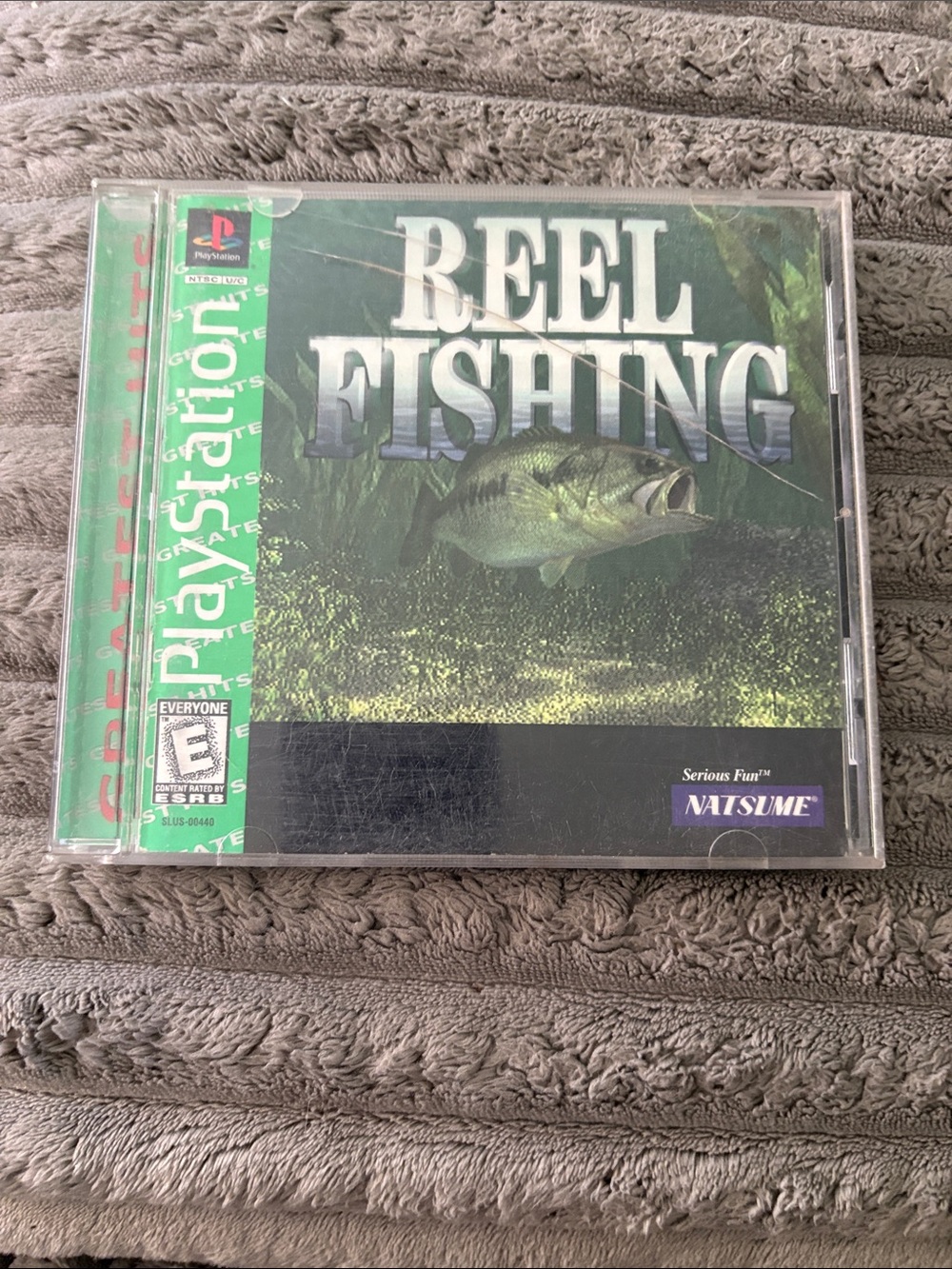 Vintage 1997 Reel Fishing Video Game - Sony PlayStation